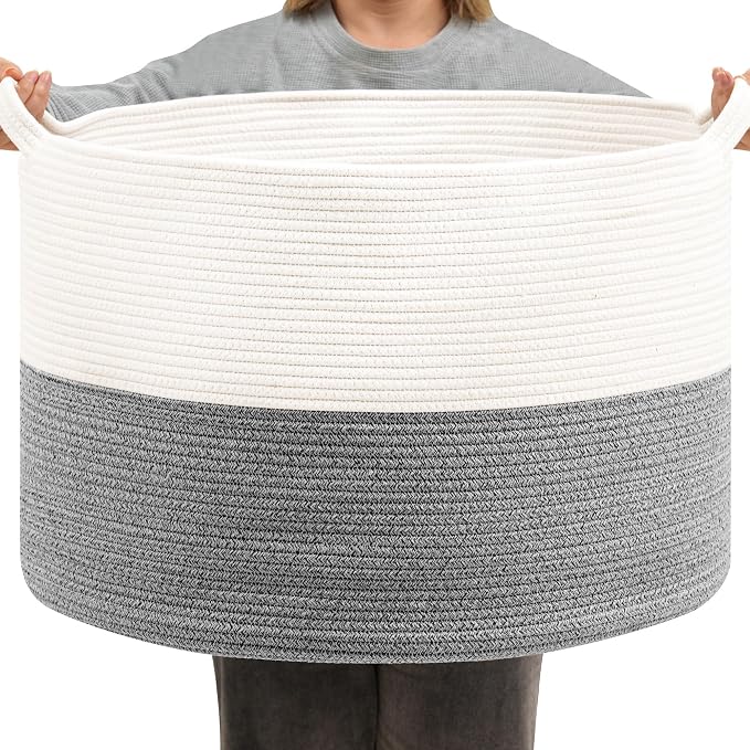Foldable Laundry Hamper Basket by BEVOVBE