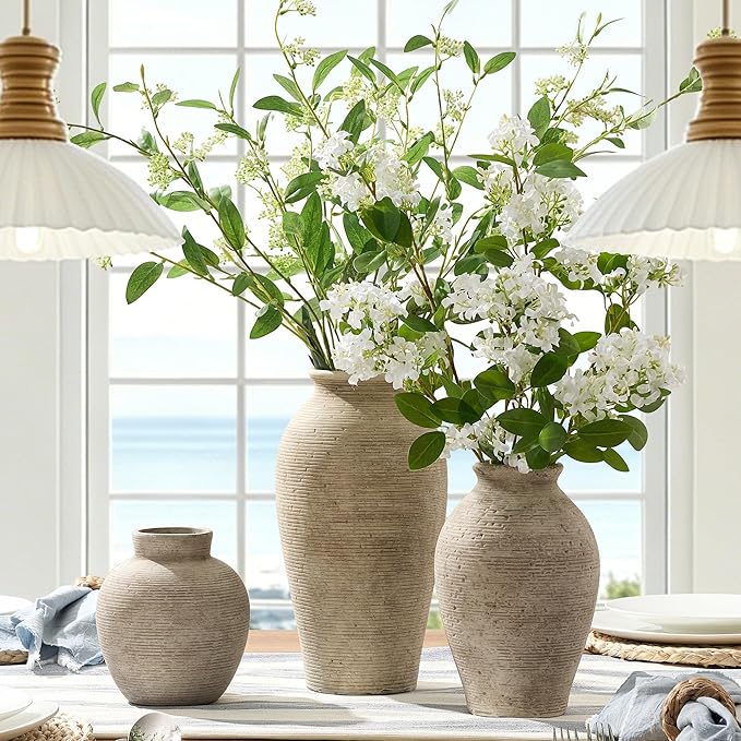 Vanselia Ceramic Flower Vase Home Decor - Image 4