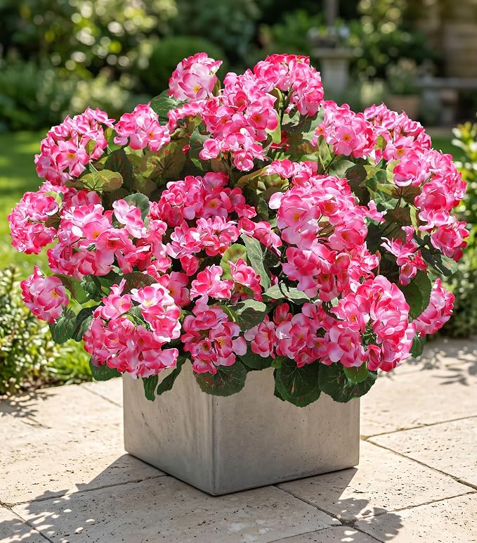 Artificial Geranium Fake Flowers by HyeFloraartificialflowers
