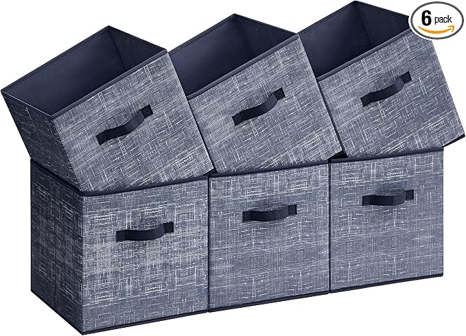 SONGMICS Storage Cubes, 11.8-Inch Foldable Closet Organizers | Non-Woven Fabric by Unknown