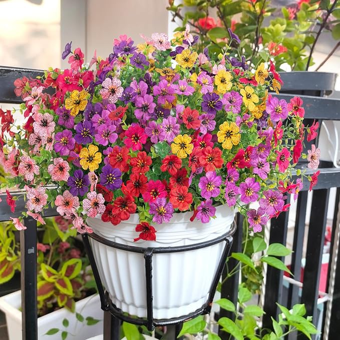 Artificial Flowers for Outdoor Indoor Garden Home Decoration, Faux Flower Daisy - Image 8