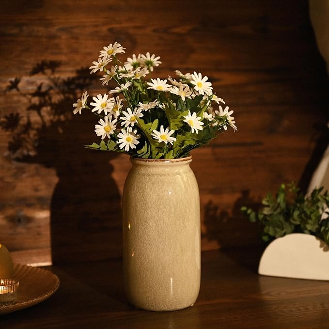 VICTOR & TERESA Rustic Large Green Vase - Image 2