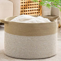 KAKAMAY Large Blanket Basket by KAKAMAY