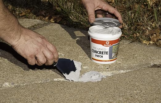 Red Devil 0645 Concrete Repair Patch, Cement Crack Filler, 5.5 Oz. Squeeze Tube - Image 4