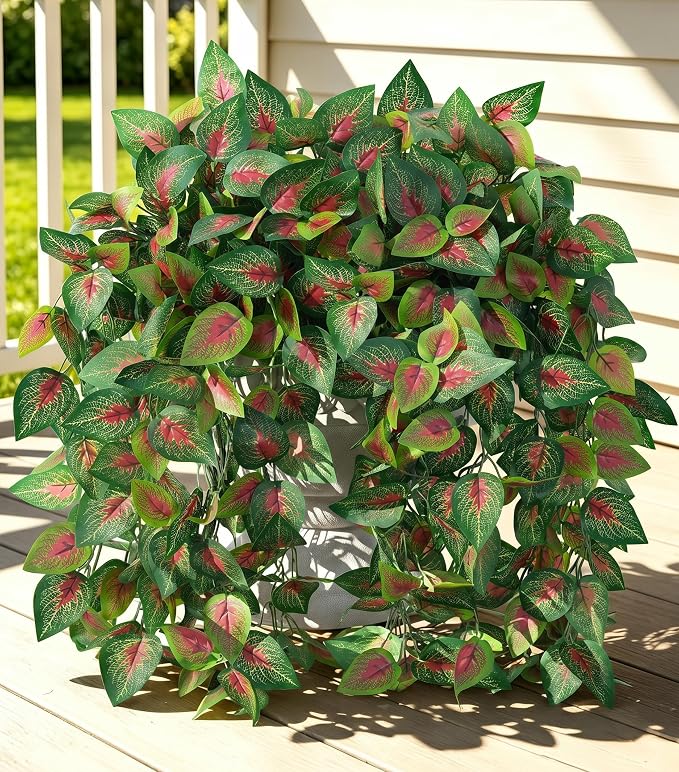 Fake Plants Artificial Hanging Plants by Ivydale