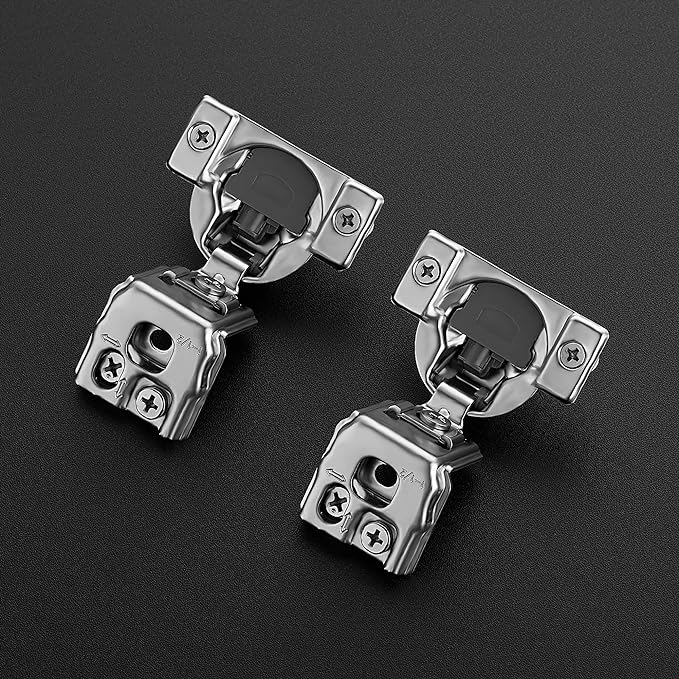 Soft Close Hinges for Kitchen Cabinet Hinges, 1-1/2 Inch Overlay, 60 Pack | 30 - Image 2