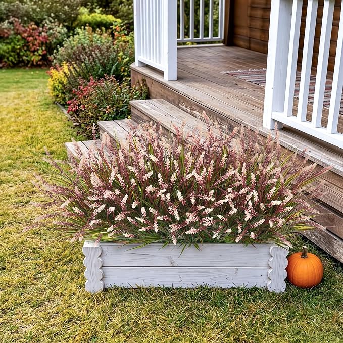 Ammyoo Fake Fall Plants Artificial Monkey Grass - Image 7