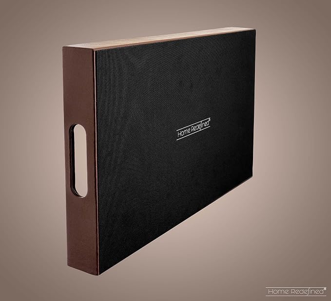 Home Redefined Beautiful Modern Elegant 17.5"x12" Rectangle Classic Brown Faux - Image 5