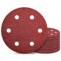 Awutzut 9 Inch 6 Hole Sanding Discs 40 Grit Hook and Loop by Awutzut
