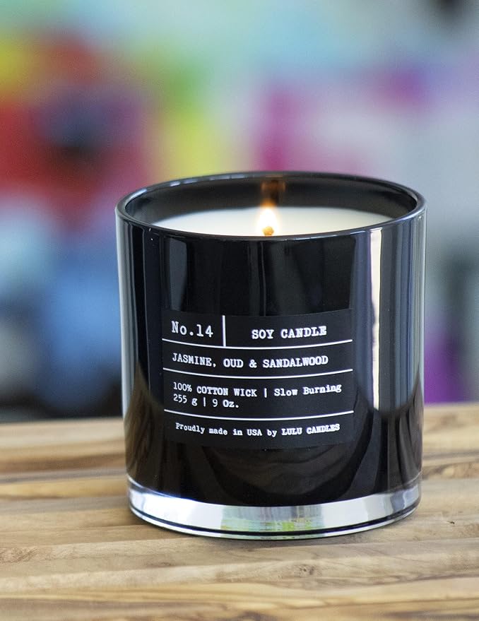 Lulu Candles | Sandalwood Rose | Luxury Scented Soy Jar Candle | Hand Poured in - Image 4