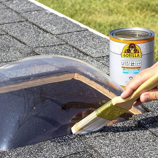 Gorilla Patch & Seal Liquid Rubber Waterproof Sealant, Crystal Clear, 32 Ounce - Image 3