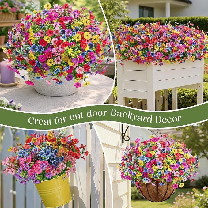 SHareconn 24 Bundles Artificial Flowers - Image 4