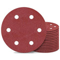 Awutzut 9 Inch 6 Hole Sanding Discs 100 Grit Hook and Loop by Awutzut