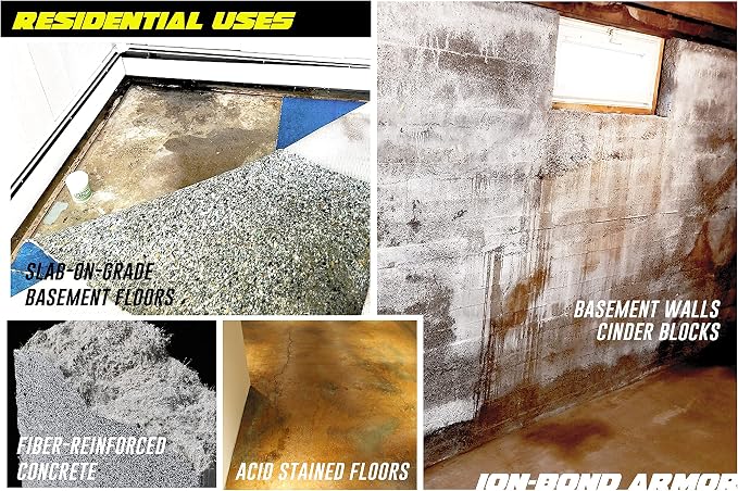 Ion-Bond Armor Penetrating Industrial Concrete Sealer – Basement Walls & Floor - Image 3