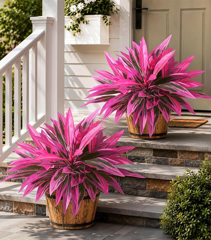 Starttag Artificial Greenery for Outdoors Fake Plants, 4 Bundles Boston Fern - Image 8