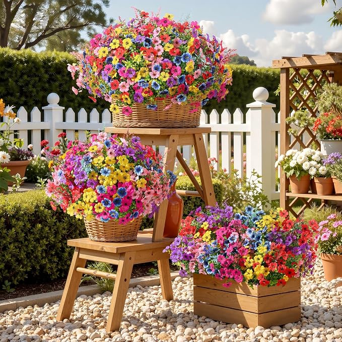 SHareconn 24 Bundles Artificial Flowers - Image 6