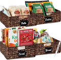 Best Choice Products Set of 4 13x12in Water Hyacinth Pantry Baskets, Woven by Unknown