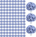 AVIVIHO 105PCS Dusty Blue Fake Flowers Hydrangea Artificial Flowers Bulk Silk by Aviviho
