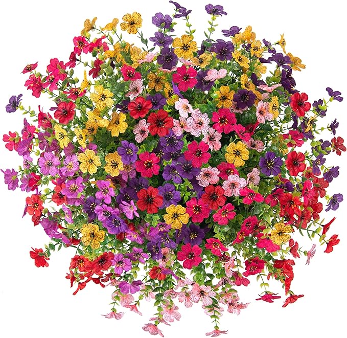 Artificial Fake Hanging Plants Flowers - Image 6