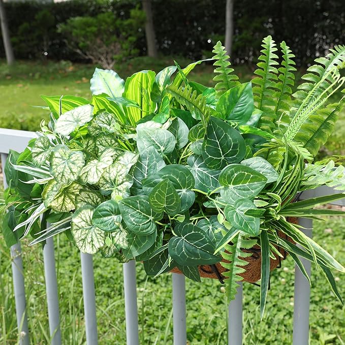 Starttag Artificial Bunches Greenery Plants Fake Plastic Leaves - Image 5