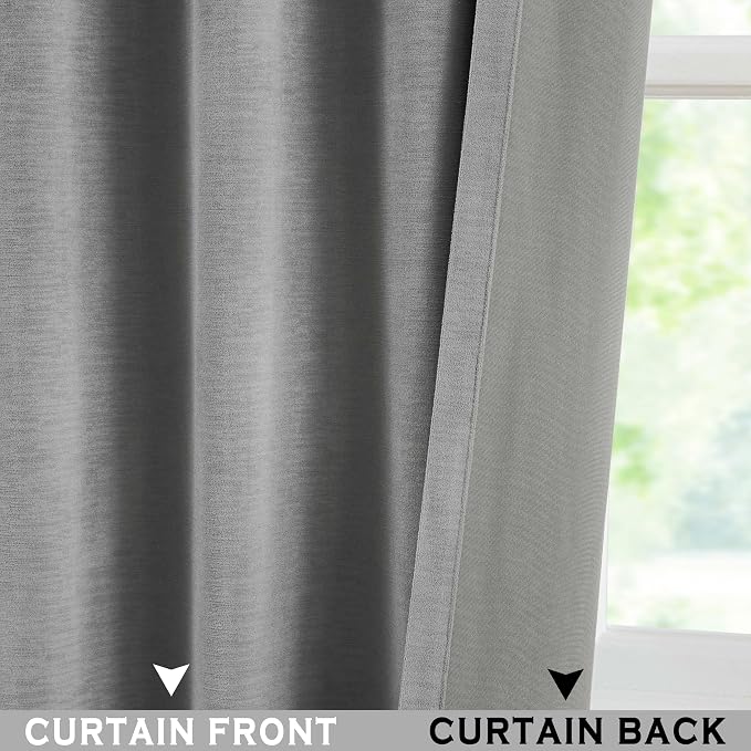 Kayne Studio Pewter Grey Soft Velvet Pinch Pleated Curtains 95 Inches Long | - Image 6