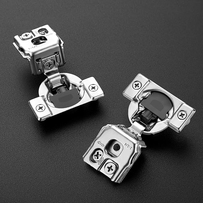 Soft Close Hinges for Kitchen Cabinet Hinges, 1-1/4 Inch Overlay, 50 Pack | 25 - Image 8