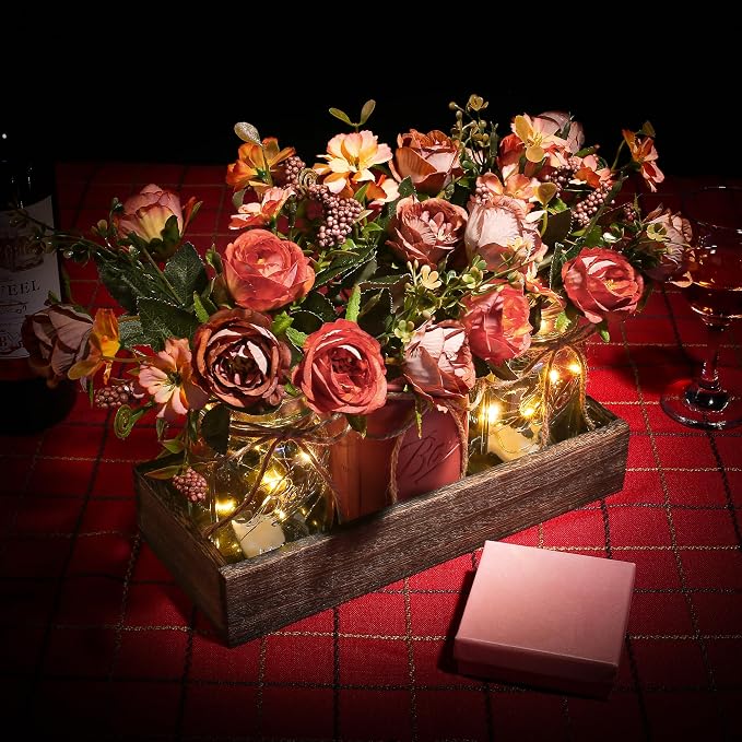 3 Pcs Mason Jar Centerpiece Table Decorations - Image 6
