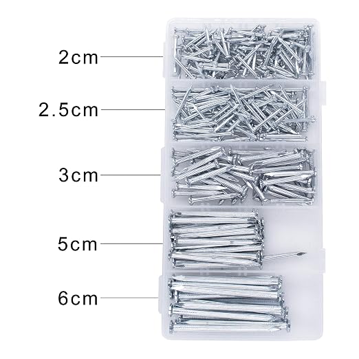 Brick Steel Nails Assortment Kit, Galvanized Concrete Wall Nail | - Image 3