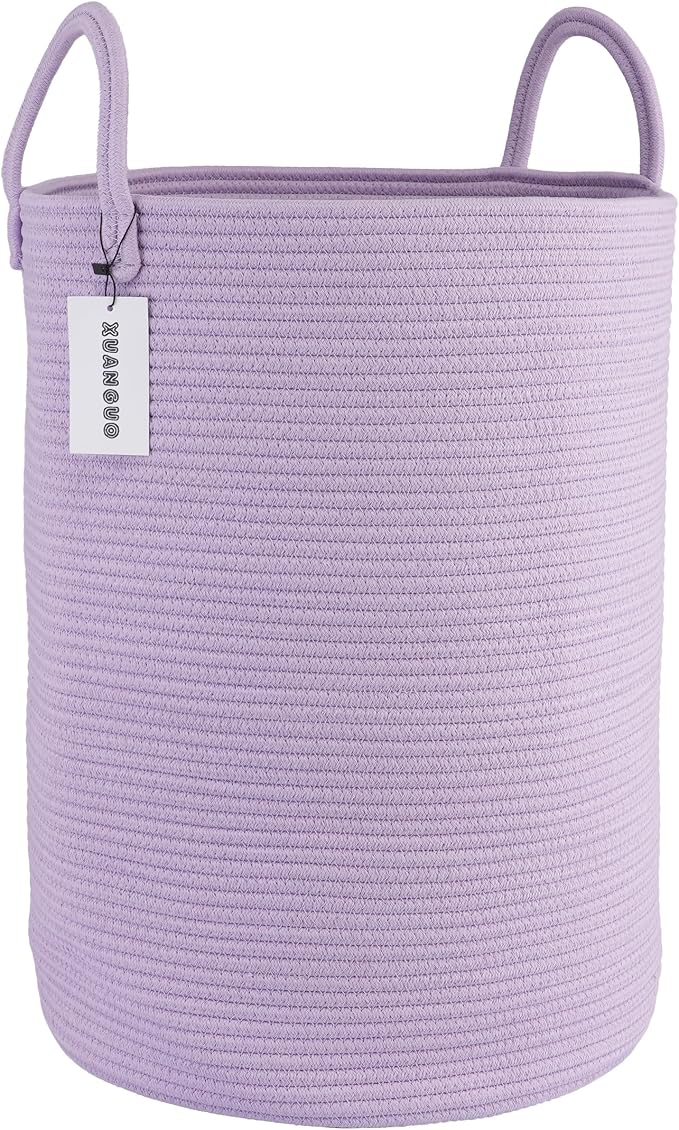 XUANGUO Rope Laundry Basket Hamper by XUANGUO