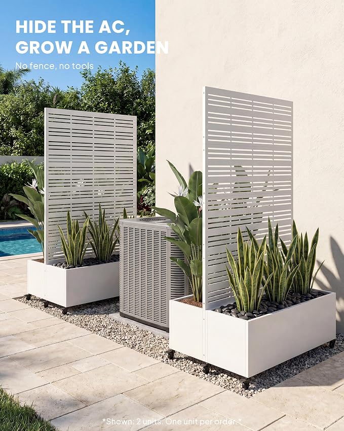 Louvered Privacy Planter Box - Image 3