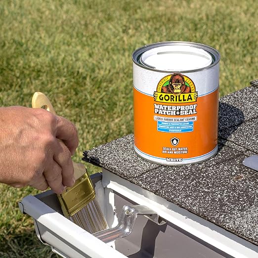 Gorilla Patch & Seal Liquid Rubber Waterproof Sealant, 32 oz | Seals Out Water - Image 5