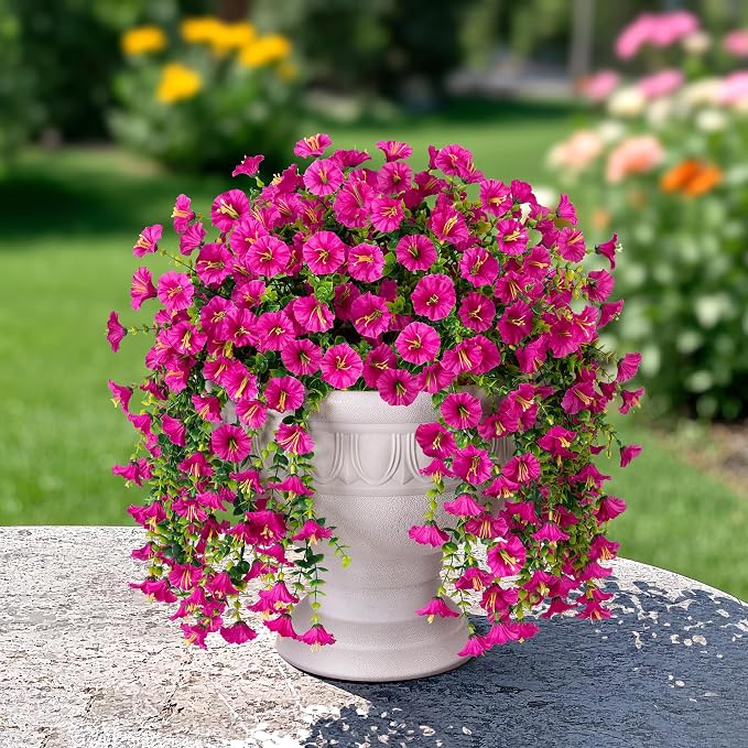 Artificial Faux Hanging Flowers Plant - Image 5
