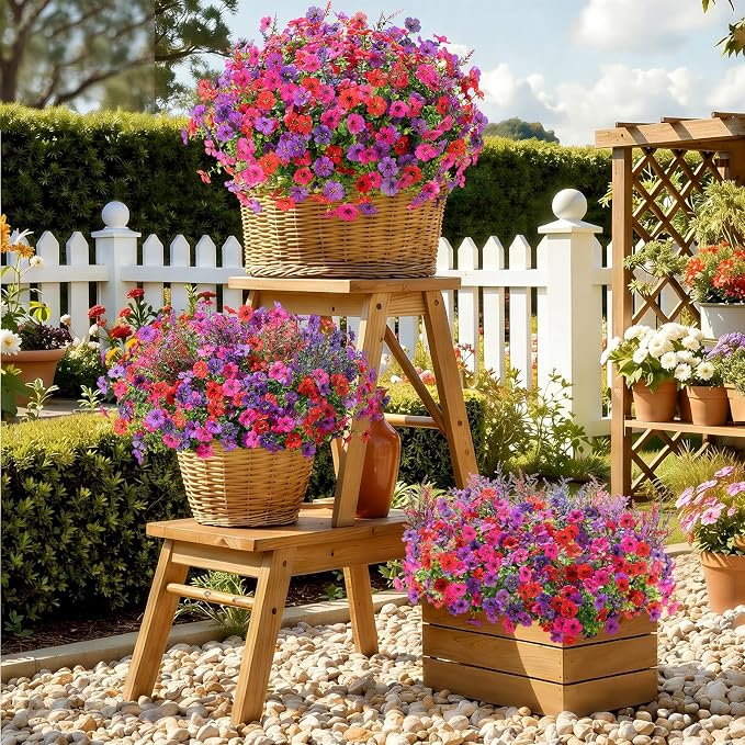 SHareconn 24 Bundles Artificial Flowers - Image 5