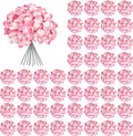 Auihiay 64Pcs Hydrangea Artificial Flowers Bulk, Faux Hydrangeas Heads | by Auihiay