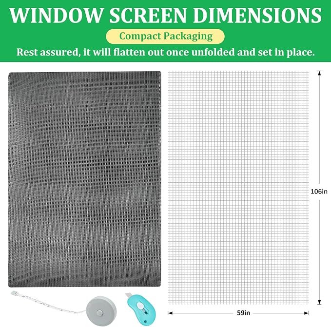 Windows Screen Replacement and Screen Door Repair Kit - Image 3