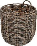 happimess Laurel Hand-Woven Abaca Storage Basket 19", Laundry Room Entryway by Happimess
