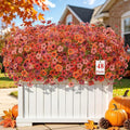 Alupssuc 48 Bundles Artificial Fall Flowers, UV Resistant Faux Mums Porch | by Alupssuc