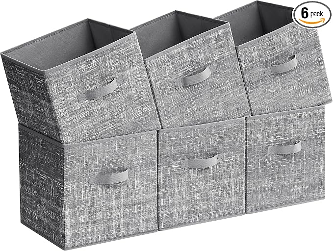 SONGMICS Storage Cubes, 11.8-Inch Foldable Closet Organizers | Non-Woven Fabric by Unknown
