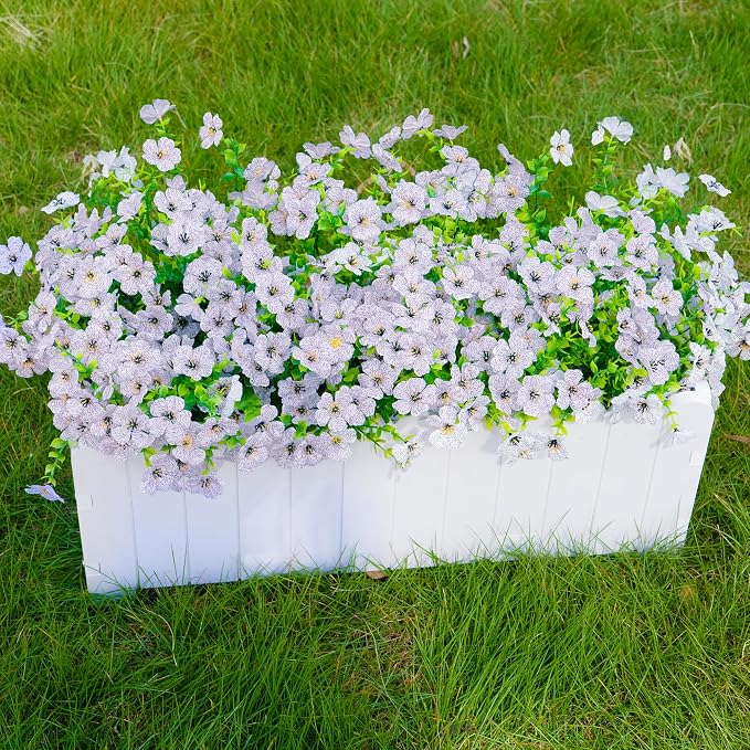 Artificial Faux Flowers Plants for Outdoors Spring Summer Decoration, 12 - Image 7