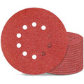 9 Inch 10 Holes Sanding Disc 60 Grit Drywall Sandpaper 15pcs by Awutzut