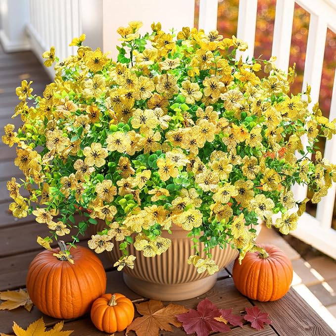 Artificial Fall Flowers Faux Mums by HyeFloraartificialflowers