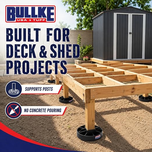 USA Made Original Round Foundation Block – Supports 1250 Lbs, Durable Deck - Image 7