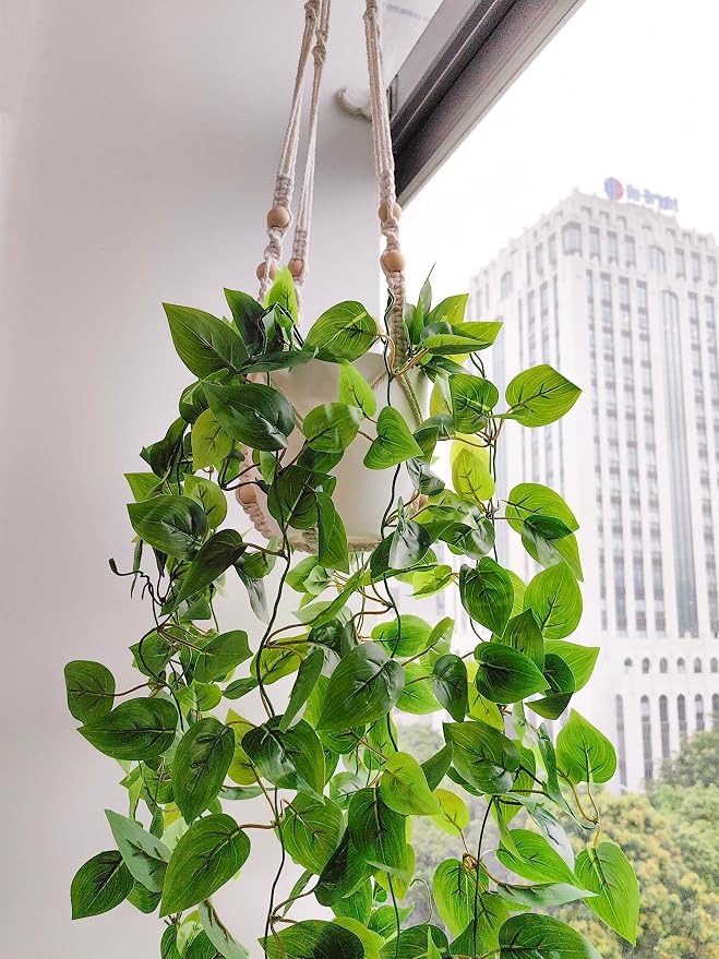 Comtelek Fake Hanging Plants Artificial Plants - Image 6