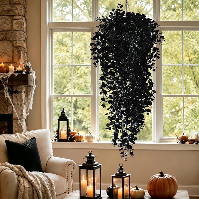 4Pcs Artificial Hanging Plants - Image 8