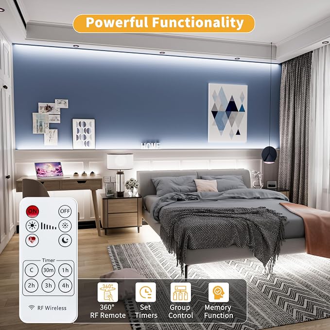 PAUTIX 5V USB COB LED Strip Light 6.56ft/2m 1200lm, Dimmable 640LEDs 6000K - Image 3