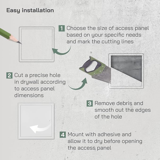 Vent Systems Access Panel for Drywall 16 x 16 Inch - Image 4