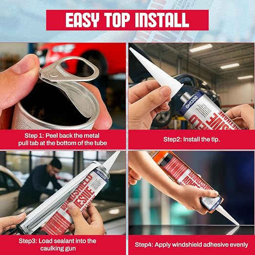 Polyurethane Windshield Adhesive Cures in 24-48 Hrs - Image 4