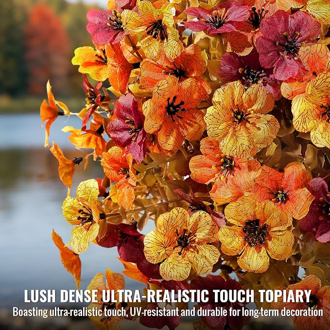 Alupssuc 8Pcs 20" Artificial Topiary Ball Flowers - Image 5