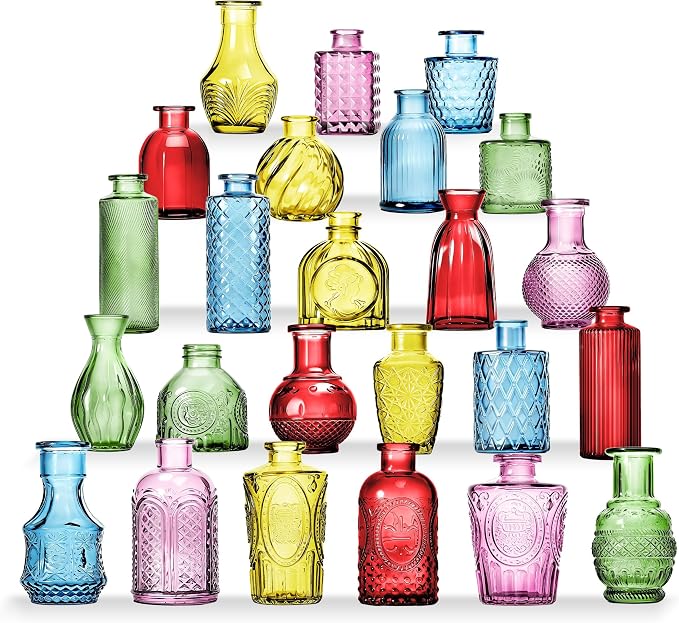 24PCS Mini Bud Vases As Wedding Centerpieces by Unknown