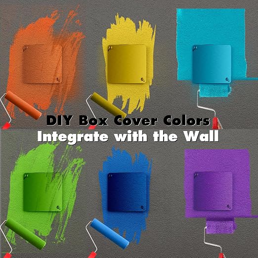 Metal Electrical Box Cover Plates, 4 Inch Square Flat Blank Electric Box Cover - Image 6